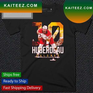Jonathan Huberdeau Calgary Landmark Hockey Signature T-Shirt
