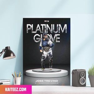 Jose Trevino Becomes The First Yankee And First American League Catcher To Win Platium Glove Award Poster