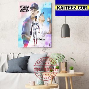 Julio Urias NL CY Young Award Finalist Los Angeles Dodgers MLB Art Decor Poster Canvas