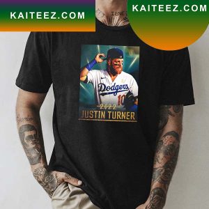 Justin Turner Los Angeles Dodgers Winner Of The 2022 Roberto Clemente Award Fan Gifts T-Shirt