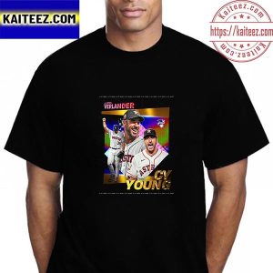 Justin Verlander AL CY Young Award Winner Vintage T-Shirt