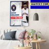 Justin Verlander All Title In This Season Art Decor Poster Canvas