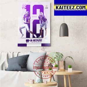 K State Football No 12 College Football Playoff Art Decor Poster Canvas