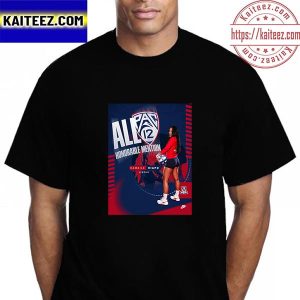 Kamaile Hiapo Libero All Pac 12 Honorable Mention Arizona Volleyball Vintage T-Shirt