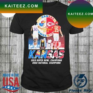 Kansas City Of Champions Kansas Jayhawks And Kansas Chiefs T-Shirt