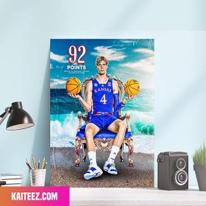 Kansas Men Basketball Making A Name For Himself Real Quick Poster