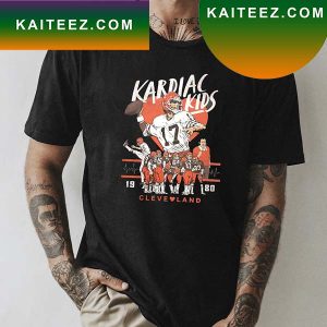 Kardiac Kids Cleveland Browns NFL Football Team 1980 Cleveland Fan Gifts T-Shirt