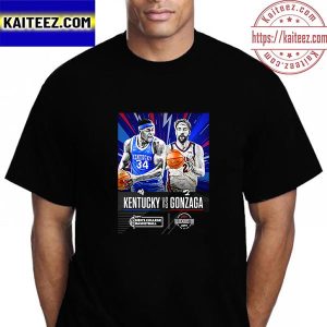 Kentucky Vs Gonzaga For ESPN Mens College Basketball Vintage T-Shirt