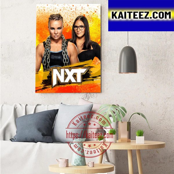 Kiana James Vs Ivynile On WWE NXT Diamond Mine Art Decor Poster Canvas