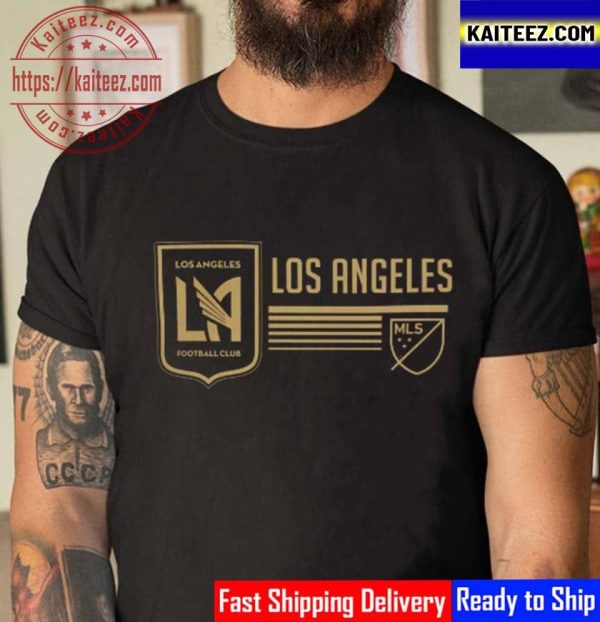LAFC Logo Los Angeles Football Club Champions MLS Cup Vintage T-Shirt