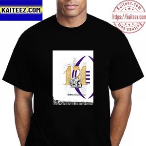 LSU Football Graduate Champions Vintage T-Shirt