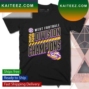 LSU Tigers2022 SEC West Division Football Champions T-shirt