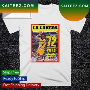 Lebron James LA Lakers 72 Record Shaftering Wins The King has done it T-shirt