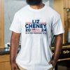 Liz Cheney for president 2024 American Flag T-shirt