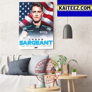 Logan Sargeant Is First US Driver In F1 Since 2015 Art Decor Poster Canvas