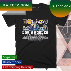 Los Angeles City of Champions MLS Cup Champions 2022 T-shirt