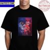 Los Angeles Chargers QB Justin Herbert Second Most TD Passes Vintage T-Shirt