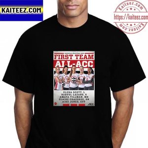 Louisville Volleyball 2022 ACC First Team All Atlantic Coast Conference Vintage T-Shirt