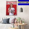 Louisville Volleyball Claire Chaussee ACC Player Of The Year Art Decor Poster Canvas