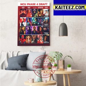 MCU Phase 4 Draft Poster Art Decor Poster Canvas