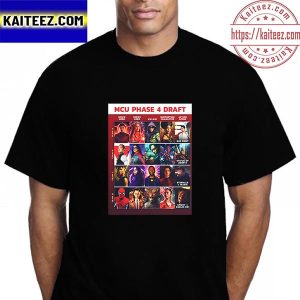 MCU Phase 4 Draft Poster Vintage T-Shirt