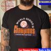 MLB 2022 World Series Champions Houston Astros Team Signatures Vintage T-Shirt