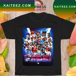 MLB All team thank you fans World Series 2022 T-shirt