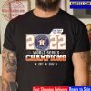 MLB 2022 World Series Champions Houston Astros Vintage T-Shirt