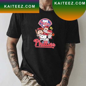 MLB Philadelphia Phillies x Snoopy The Peanuts Movie Fan Gifts T-Shirt