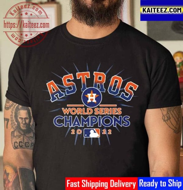 MLB Team Houston Astros Champions World Series Champions 2022 Vintage T-Shirt