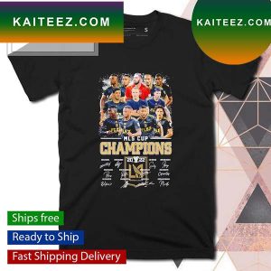 MLS Cup Champions 2022 signatures T-shirt