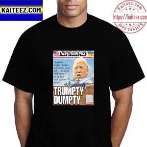 Major Announcement Trumpty Dumpty On Cover New York Post Vintage T-Shirt