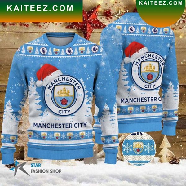 Manchester City Christmas Ugly Sweater