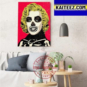 Marilyn Monroe X Halloween X Cobra Kai Fan Art Decor Poster Canvas