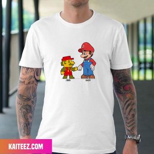 Mario 1985 x 2023 Super Mario Movie Fan Gifts T-Shirt