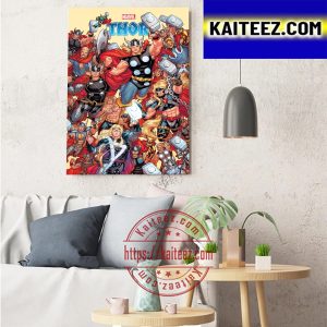 Marvel Thor Variant Art Decor Poster Canvas