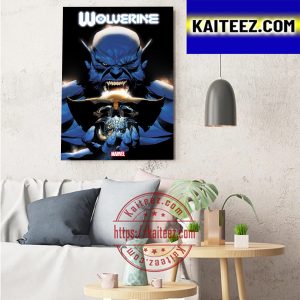 Marvel Wolverine Art Art Decor Poster Canvas
