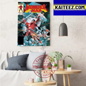 Marvel Wonder Man Art Decor Poster Canvas