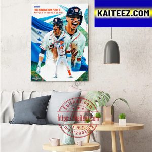 Mauricio Dubon In 2022 World Series History In Houston Art Decor Poster Canvas