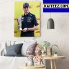 Mike OShea Is 2022 CFL Coach Of The Year Art Decor Poster Canvas