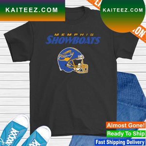 Memphis Showboats Vintage Helmet T-shirt