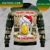 Merry Christmas And A Happy New Beer Ugly Sweater