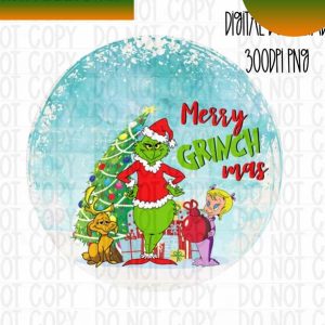 Merry Grinch Mas Christmas Grinch Christmas Ornament