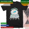 Miami Dolphins Merry Christmas Abbey Road Tua Tagovailoa Rageem Mostert Elandon Roberts Tyreek Hill T-shirt