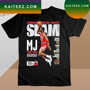 Michael Jordan Slam Cover Chicago Bulls NBA Basketball Trending T-Shirt