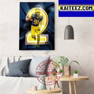 Michigan Football CFP Ranking 2 Art Decor Poster Canvas