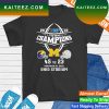 Michigan Wolverines Vs Ohio State Buckeyes 45-23 2022 Big Ten Football East Division Champions Back To Back T-Shirt