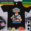 Mickey Goofy Donald Loves New York Knicks Basketball Fans T-Shirt