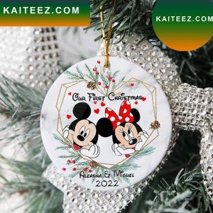 Mickey Minnie Disney Christmas Ornament