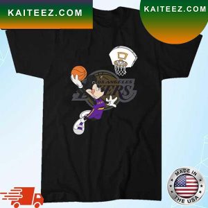 Mickey Mouse Basketball Los Angeles Lakers T-shirt